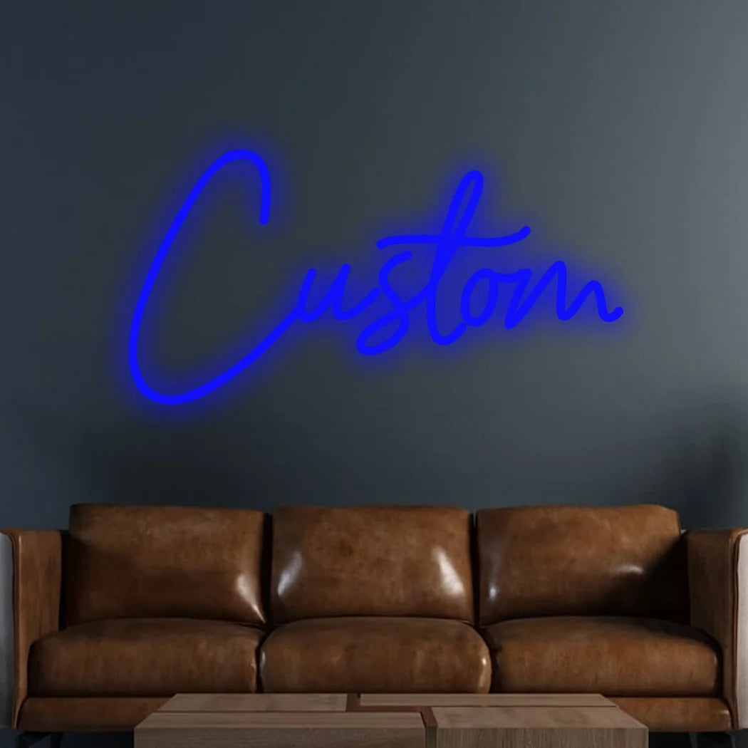 Custom LED Neon Name Sign with Heart – Personalized Glowing Wall Decor | 2-Week Fast Shipping! ❤️✨