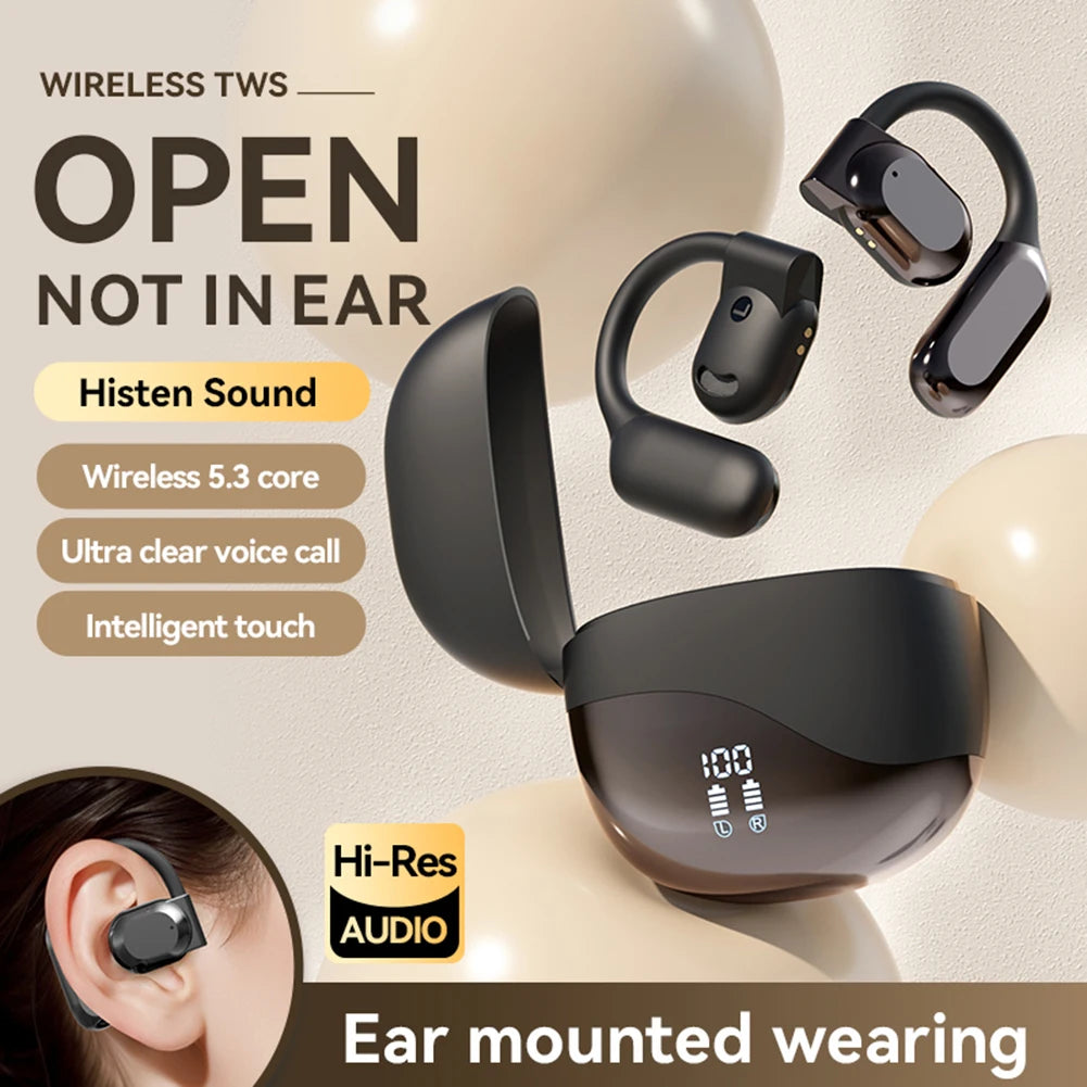 AI Translator Earbuds | Real-Time Voice Translation | Bluetooth 5.3 | Two-Way Instant Language Translator