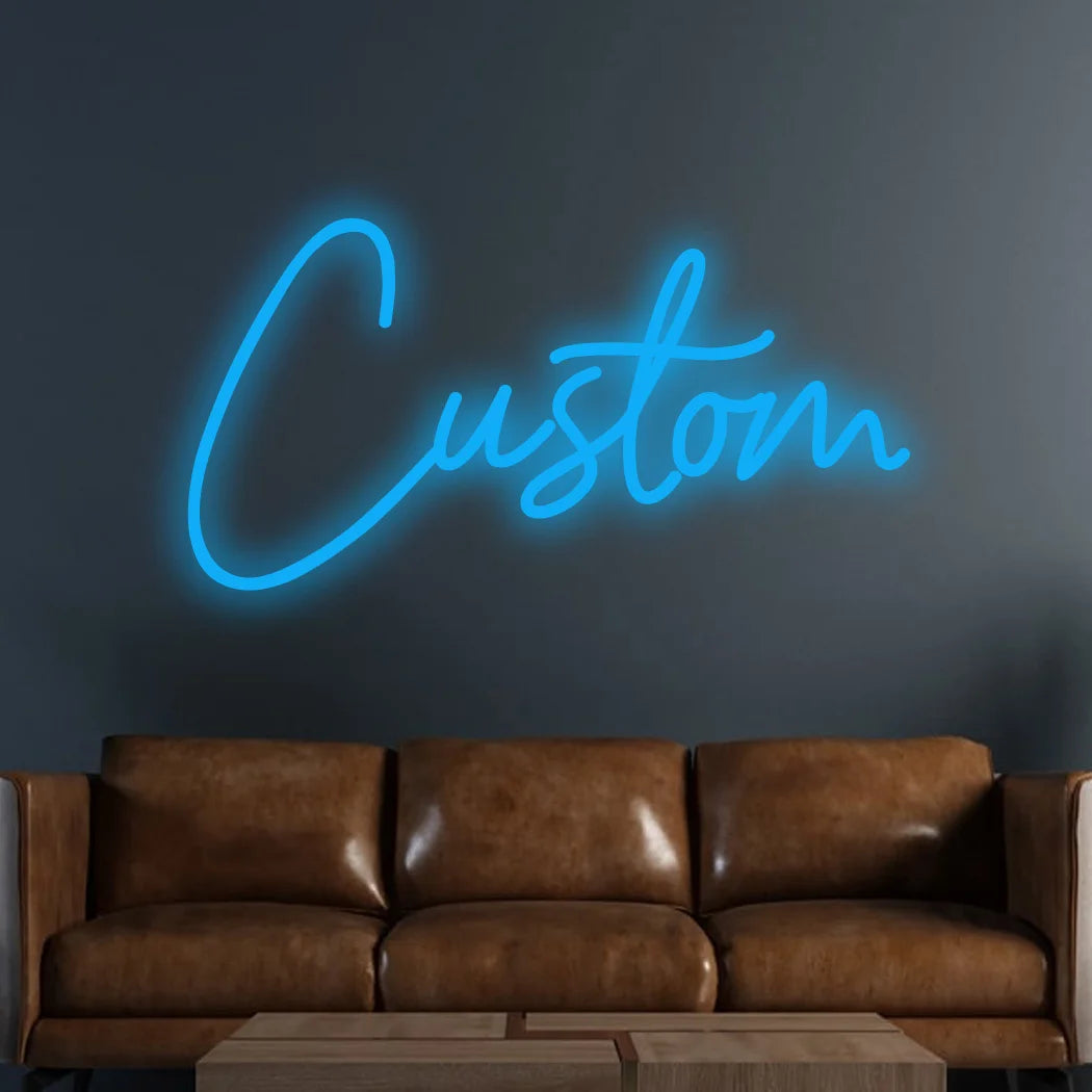 Custom LED Neon Name Sign with Heart – Personalized Glowing Wall Decor | 2-Week Fast Shipping! ❤️✨