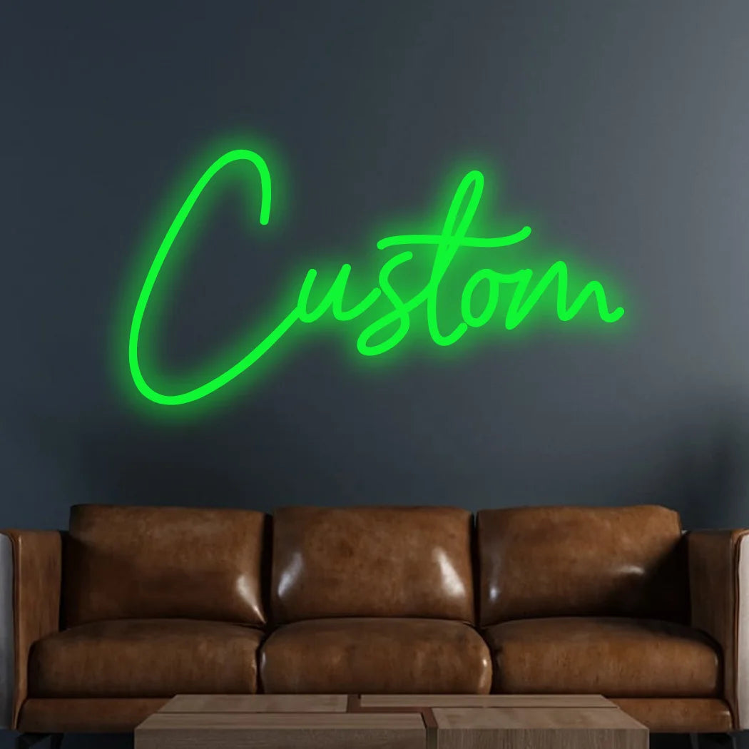 Custom LED Neon Name Sign with Heart – Personalized Glowing Wall Decor | 2-Week Fast Shipping! ❤️✨